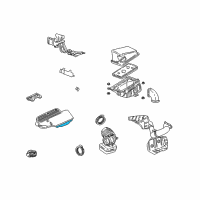 OEM 1997 Chevrolet Cavalier Resonator Asm-Air Cleaner Diagram - 24575547