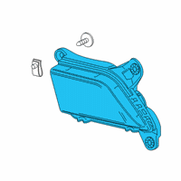 OEM Chevrolet Silverado 1500 Fog Lamp Diagram - 84509652