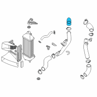 OEM Kia Hose-I/COOLER Inlet Diagram - 282812G200