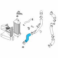 OEM 2012 Kia Optima Hose-I/COOLER Inlet Diagram - 282832G100