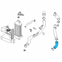 OEM Hyundai Sonata Hose-INTERCOOLER Outlet (A) Diagram - 28286-2G200