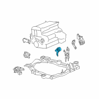 OEM 2004 Chevrolet Malibu Rear Transmission Mount Diagram - 25791900