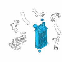 OEM Nissan Juke Charge Air Cooler Diagram - 14461-1KC0B