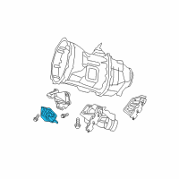 OEM 2008 Dodge Ram 3500 Bracket-Engine Mount Diagram - 52122714AB