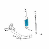 OEM 2009 Scion xB Coil Spring Diagram - 48231-12C21