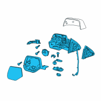 OEM 2018 Cadillac CT6 Reading Lamp Assembly Diagram - 84027648