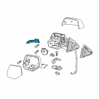 OEM 2017 Cadillac Escalade ESV Turn Signal Diagram - 23463301