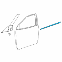 OEM 2016 Ram ProMaster City Molding-Body Side Diagram - 5YF68JXWAA