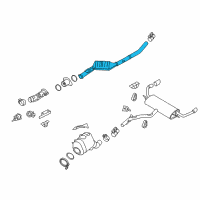 OEM 2014 BMW X5 Catalytic Converter Diagram - 18-30-8-572-487