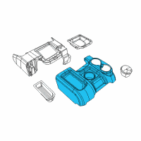 OEM 2014 Ram 3500 Console-Floor Diagram - 1EB18DX9AB