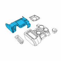 OEM 2018 Ram 3500 Console-Floor Diagram - 1EB16HL1AA