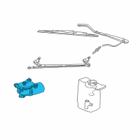 OEM Dodge B2500 Motor-Windshield WIPER Diagram - 68004364AA