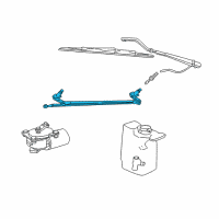 OEM Dodge Ram 2500 Van Link W/S-WIPER Diagram - 68067598AA