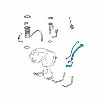 OEM 2007 Chevrolet Equinox Lower Hose Diagram - 22732538