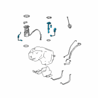 OEM 2005 Saturn Vue Fuel Pump Diagram - 15867656