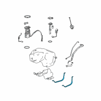 OEM 2005 Chevrolet Equinox Mount Strap Diagram - 21991065