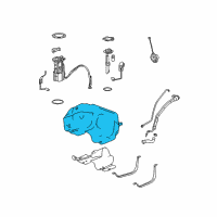 OEM 2009 Chevrolet Equinox Fuel Tank Diagram - 15795510