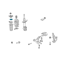 OEM 2012 Acura RDX Bearing, Front Shock Absorber Mount Diagram - 51726-STK-A01