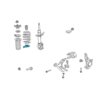 OEM Rubber, Right Front Spring Mount (Lower) Diagram - 51684-STK-A02