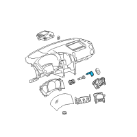 OEM 1999 Cadillac Seville Antitheft Module Diagram - 15785406