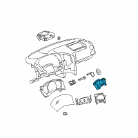 OEM Pontiac Ignition Switch Diagram - 10310896