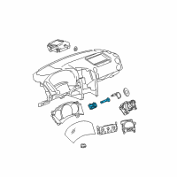 OEM 2004 Pontiac Grand Prix Ignition Cylinder Diagram - 19207987