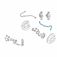 OEM 2007 Hyundai Sonata Hose-Brake Diagram - 58744-0A000