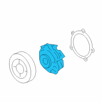 OEM Pontiac Torrent Engine Coolant Pump Kit Diagram - 19179031