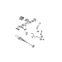 OEM 1996 GMC Safari Rear Wheel Bearing Diagram - 12471604