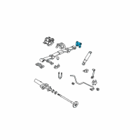 OEM 1992 Chevrolet Astro Shackle Asm-Rear Spring Diagram - 15707588