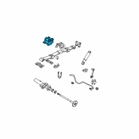 OEM 2005 GMC Safari Hanger Asm-Rear Spring Front Diagram - 15732089