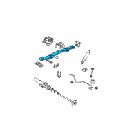 OEM 1998 GMC Safari Rear Spring Diagram - 10395531