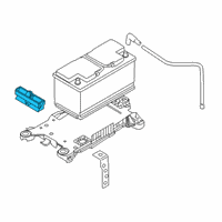 OEM 2017 BMW i8 Battery Clamping Rail Diagram - 61-21-9-312-294