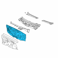 OEM 2001 Kia Optima Panel & Mer Assembly-Dash Diagram - 643003C110