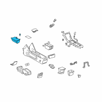 OEM 2005 Toyota Highlander Cup Holder Diagram - 55620-48020-E1