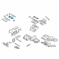 OEM 2004 GMC Envoy XL Valve Asm, Mode Diagram - 89018440