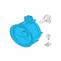 OEM 2015 BMW X1 Fog Lamp/Turning Lights, Left Diagram - 63-17-7-184-317