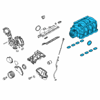 OEM 2019 Nissan Titan Manifold Assy-Intake Diagram - 14001-EZ30C