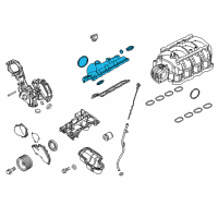 OEM 2022 Nissan Armada Cover Assembly - Valve Rocker Diagram - 13264-EZ30B