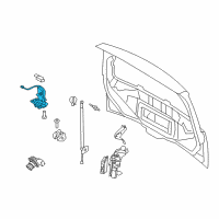 OEM 2012 Ford Flex Lock Diagram - 8A8Z-7843150-B