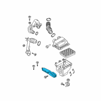 OEM 2017 Lincoln Continental Inlet Duct Diagram - GD9Z-9C675-A