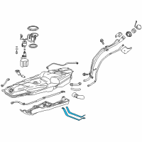 OEM Toyota RAV4 Tank Strap Diagram - 77601-0R020