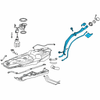 OEM 2017 Toyota RAV4 Filler Pipe Diagram - 77201-0R030