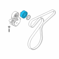 OEM BMW Deflection Pulley Diagram - 11-28-7-649-371