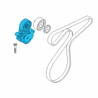 OEM 2017 BMW X1 MECHANICAL BELT TENSIONER Diagram - 11-28-8-479-475