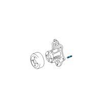 OEM 2007 Toyota Highlander Water Pump Stud Diagram - 90126-06022