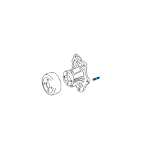 OEM 2008 Scion tC Water Pump Stud Diagram - 90126-06022