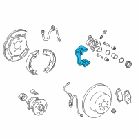 OEM 2015 Lexus ES350 Mounting, Rear Disc Brake Diagram - 47821-33250