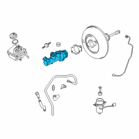 OEM 2008 Saturn Astra Cylinder, Brake Master Diagram - 93189715