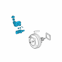 OEM Toyota Camry Master Cylinder Diagram - 47201-33460